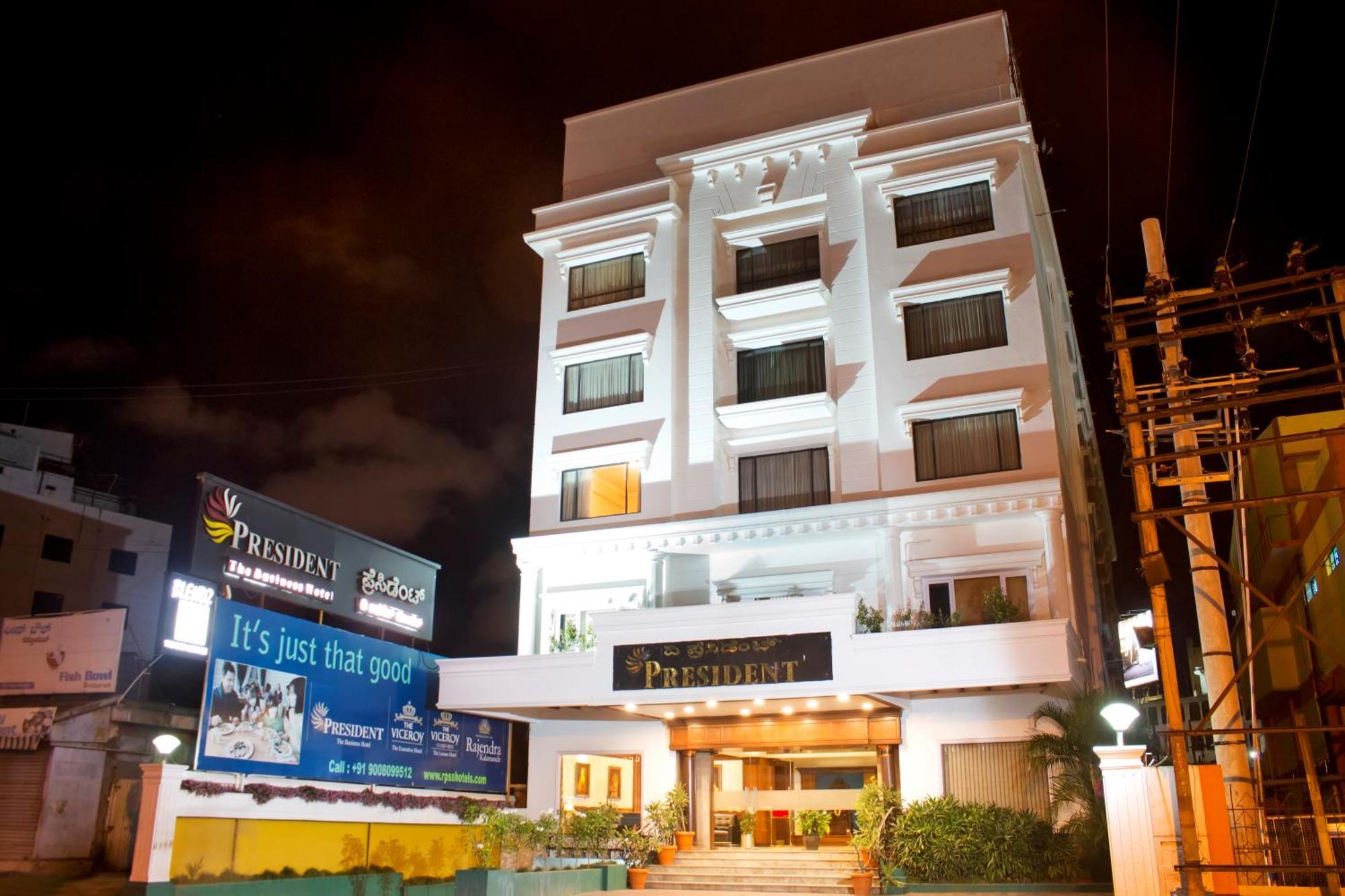 President Hotel Mysore Exterior foto